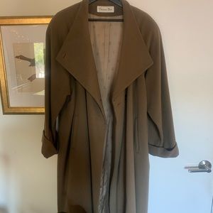 Vintage Christian Dior Wool Coat